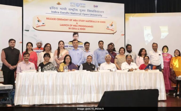 IGNOU Introduces MBA Programmes In Hindi And Odia To Boost Multilingual Education