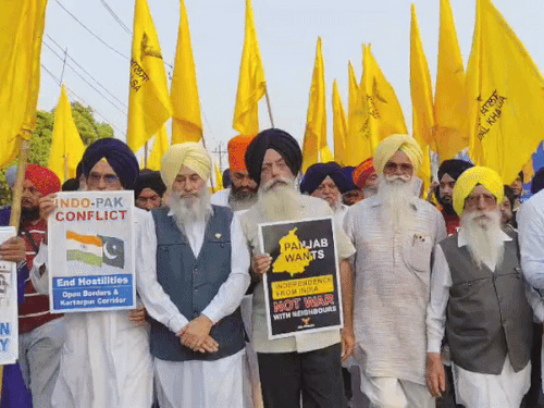 ऑपरेशन ब्लू स्टार बरसी, अमृतसर में उठी खालिस्तान की मांग:दल खालसा का रोष मार्च, कल बंद रहेगा जिला; GNDU ने परीक्षाएं की स्थगित