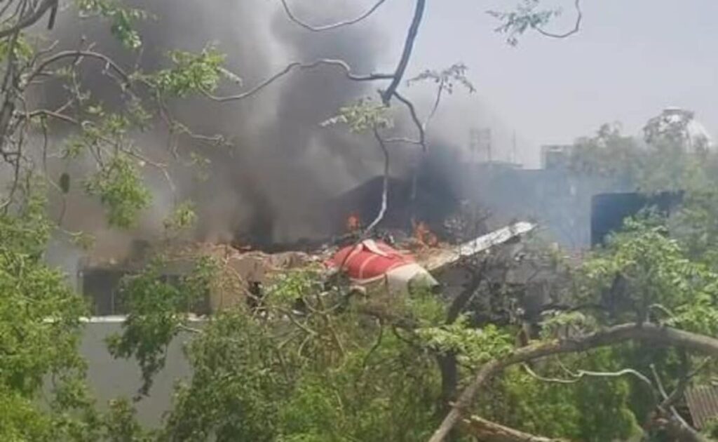 Horrific Visuals From Air India Plane Crash Site As Details Emerge