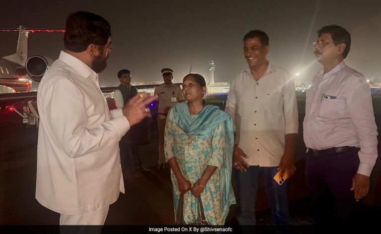 Eknath Shinde Flies Kidney Patient To Mumbai After She Misses Her Flight