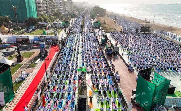 23 Global Records Set On Yoga Day In Visakhapatnam: Chandrababu Naidu