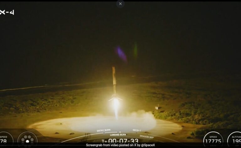 8 Minutes After Sending Shubhanshu Shukla To Space, Falcon 9 Back To Earth
