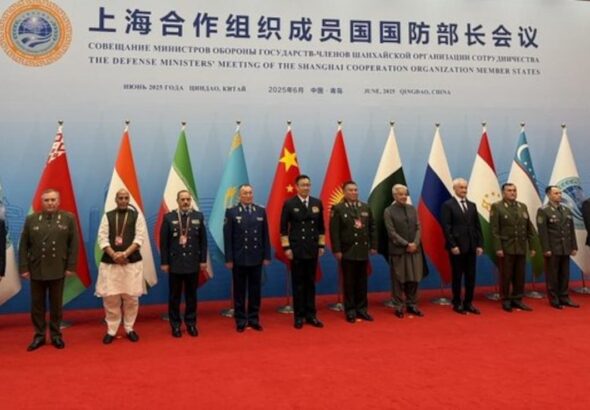 Rajnath Singh Arrives For SCO Defence Ministers' Meet In Qingdao