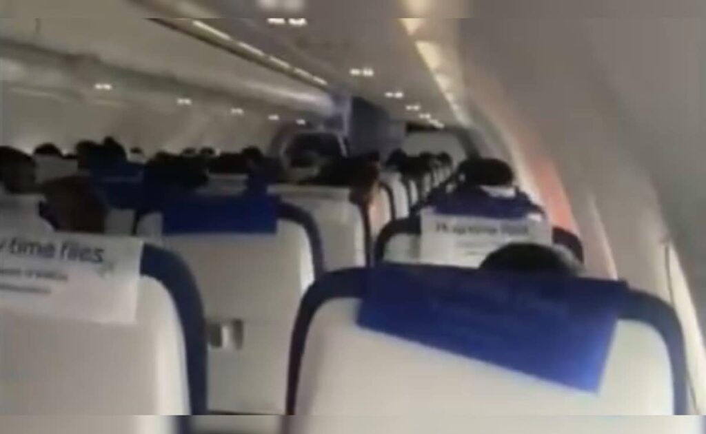 Video: IndiGo Flight Hit By Turbulence Due To Delhi Storm, Landing Aborted