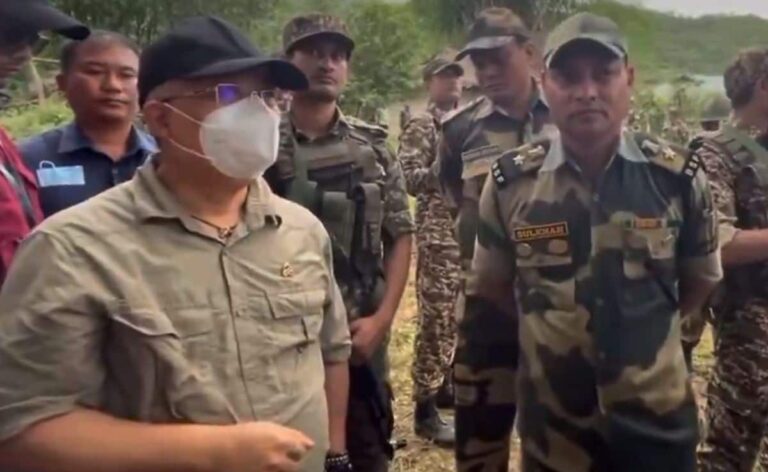 After Farmers Allege Threat, Manipur Congress MP Visits Foothill Village, Meets Soldiers And Residents