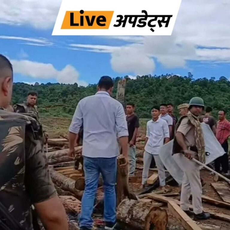 भास्कर अपडेट्स:पौधारोपण पर असम और मेघालय में सीमा विवाद, 400 लोगों ने पौधे उखाड़े, तोड़फोड़ और आगजनी की