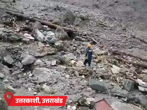 बारिश के चलते चारधाम यात्रा 24 घंटे के लिए रोकी:यमुनोत्री मार्ग पर बादल फटा, 9 मजदूर लापता; आज पूरे देश में बारिश का अलर्ट