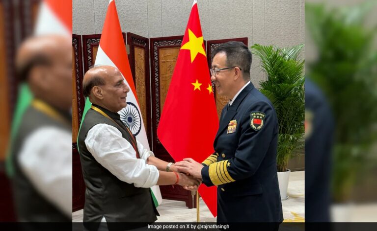 Rajnath Singh Holds "Constructive" Bilateral Talks With Chinese Counterpart
