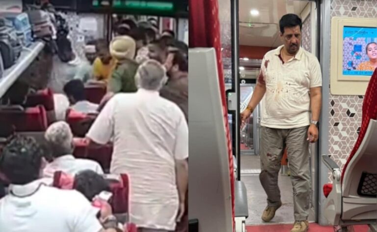 Video: Man Thrashed On Vande Bharat After Refusing Seat To BJP MLA