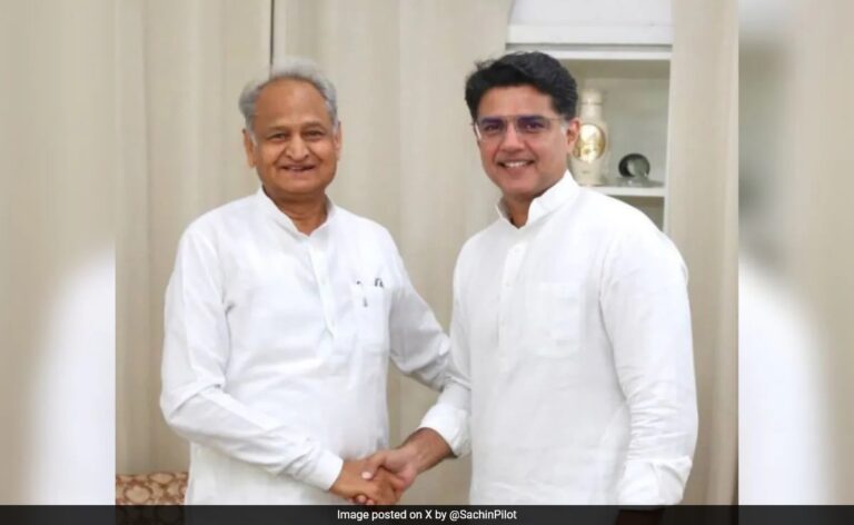 Signs Of Thaw? Sachin Pilot Meets Ashok Gehlot, Invites Him To Family Event