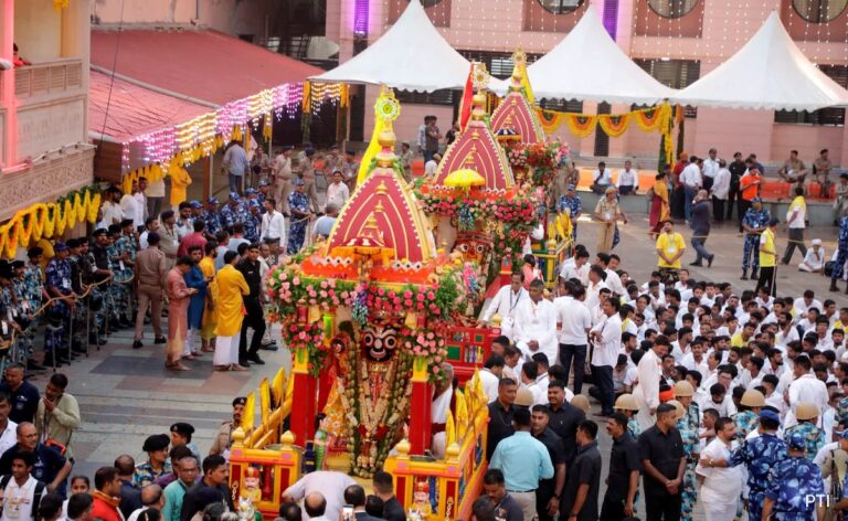 Thousands Of Devotees Join 148th Rath Yatra In Ahmedabad