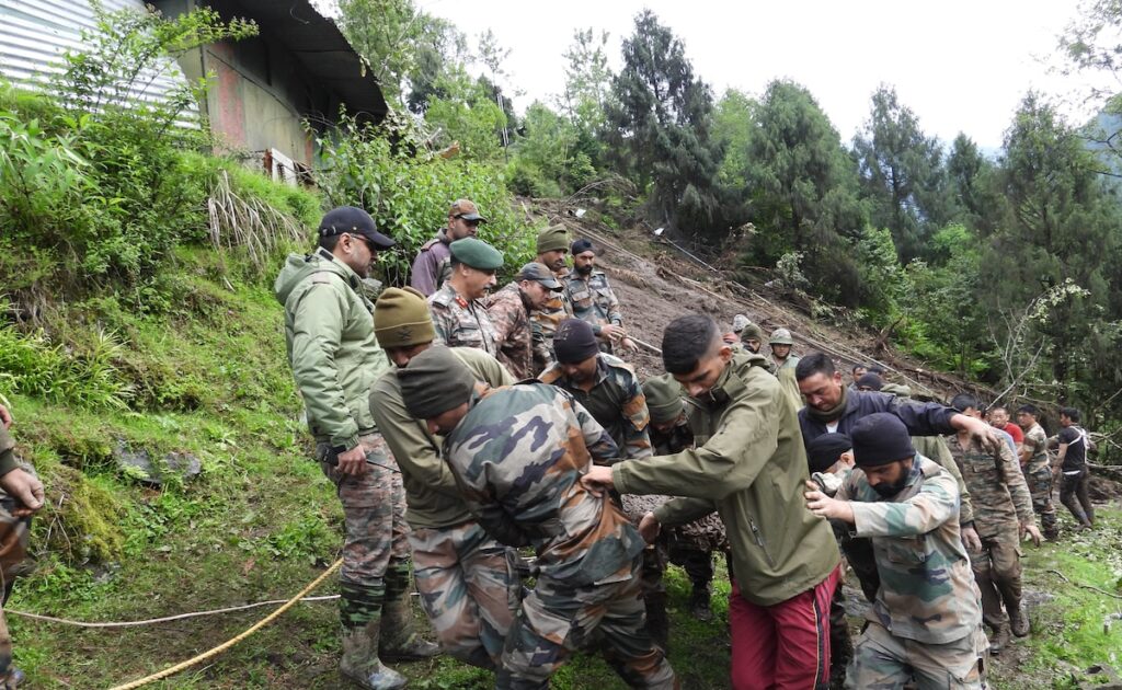3 Armymen Dead In Landslide At Military Camp In Sikkim, Rescue Ops Underway