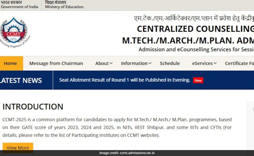 CCMT To Release Round 1 Seat Allotment Result Today, Details Here