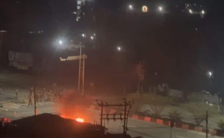 Protests In Manipur's Imphal Over Arrest Of Arambai Tenggol Member