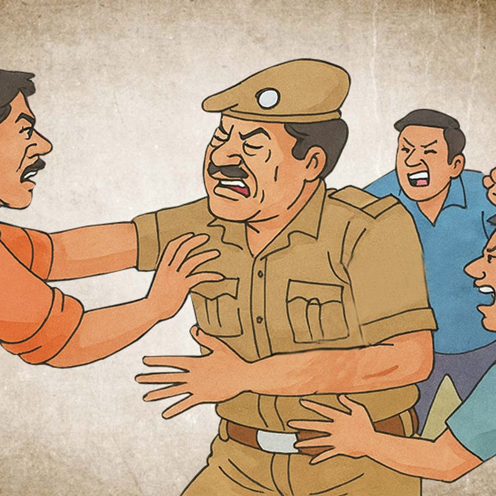 लखनऊ में रईसजादों ने सिपाही को चौकी में पीटा...कुत्ता कहा:चौथे आरोपी की 13 दिन बाद भी पहचान नहीं; दावा- ये ADG का बेटा