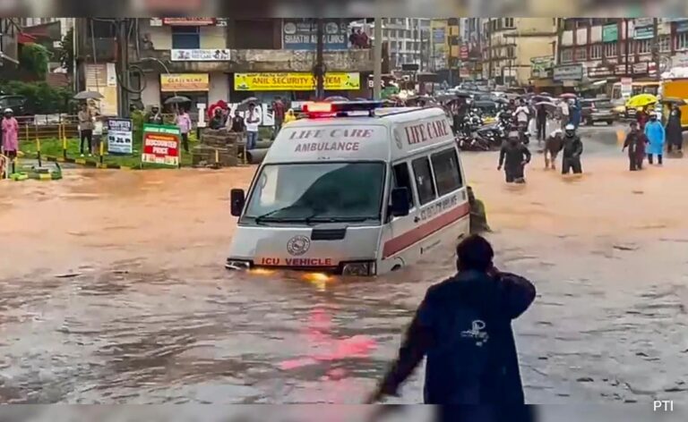 Heavy Rains In Coastal Karnataka Disrupt Normal Life, Red Alert Till Sunday