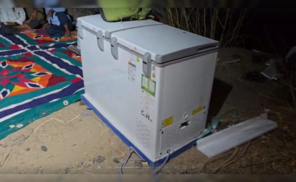 Freezer Sits At Rajasthan Protest Against Chinkara Killings. What's Inside