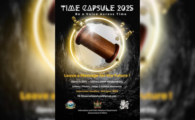 Sikkim's Unique Time Capsule 2025 To Leave A Message For Future Generation