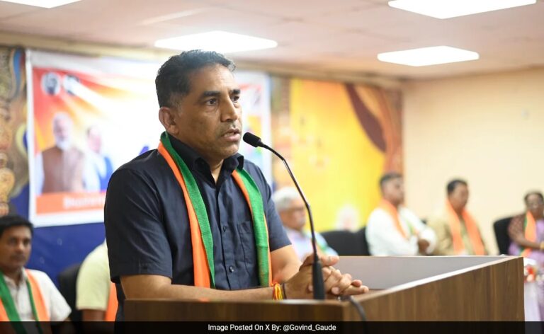 "A Reward": Minister Govind Gaude Dropped From Goa Cabinet Weeks After Corruption Remarks