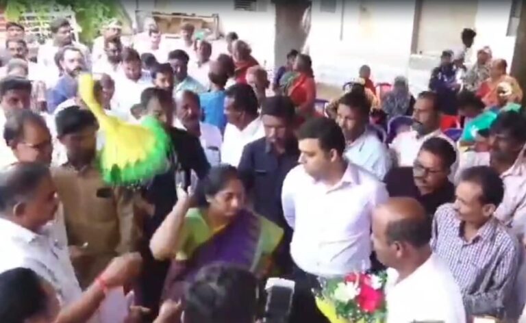 Video: Andhra Minister Tosses Bouquet After Official Fails To Answer Query