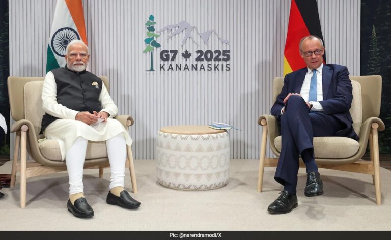 PM Meets German Chancellor, Discusses Ways To Strengthen Bilateral Ties