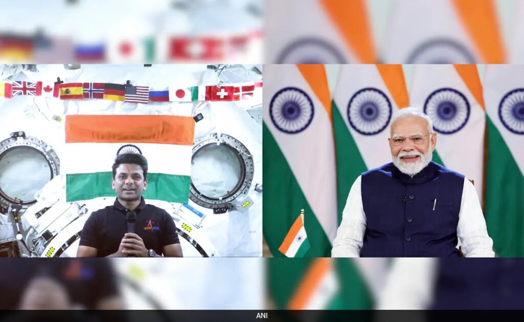 "India Looks Very Grand, Very Big From Space": Shubhanshu Shukla To PM Modi