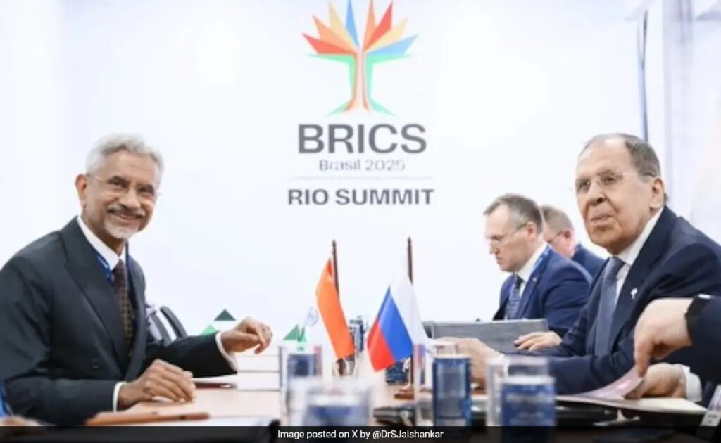 S Jaishankar Meets Counterparts From Russia, Iran, Mexico At BRICS Summit