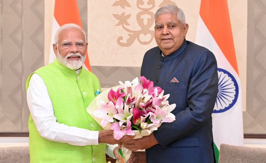 "Wishing Him Good Health": PM Modi On Jagdeep Dhankhar's Exit As Veep