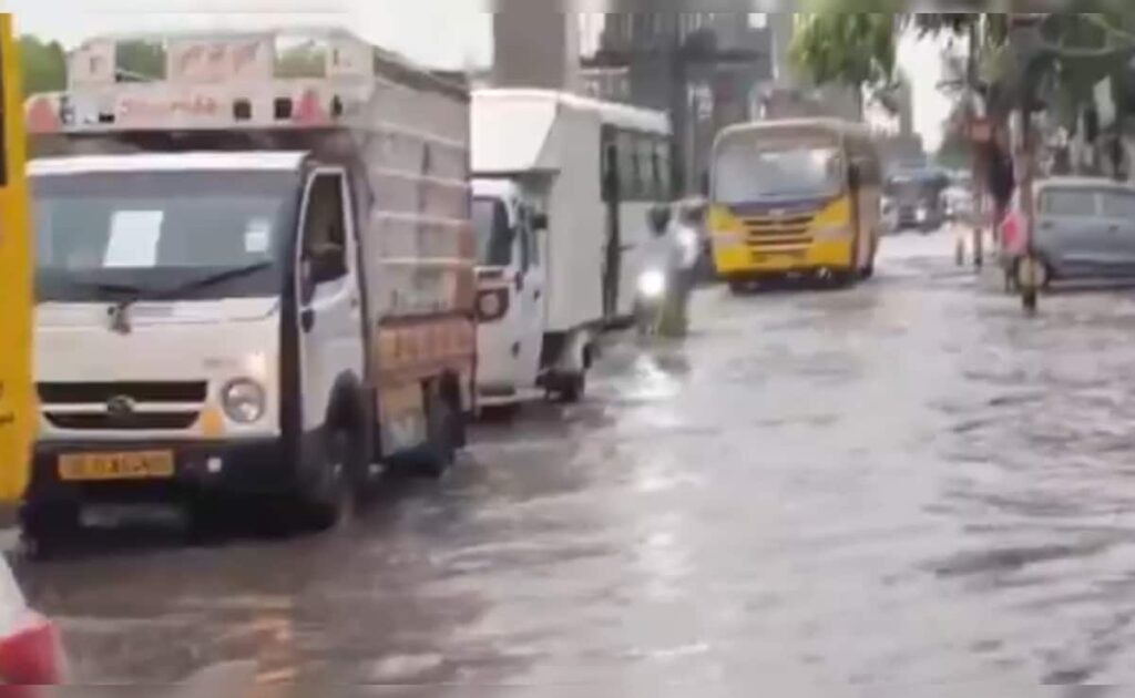 Delhi Wakes Up To Rain, Waterlogging In Some Areas