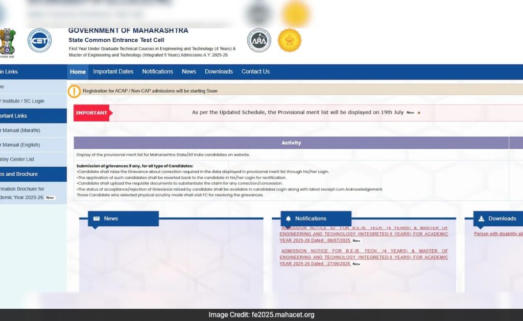 Maharashtra MBA Provisional Merit List To Be Released Tomorrow, July 19, Details Here