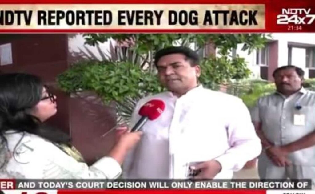 Kapil Mishra Hails Court Stray Dog Order, Credits NDTV Campaign