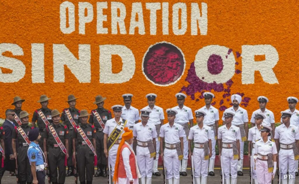Op Sindoor-Themed Artwork, Logo On Independence Day Invitation Cards