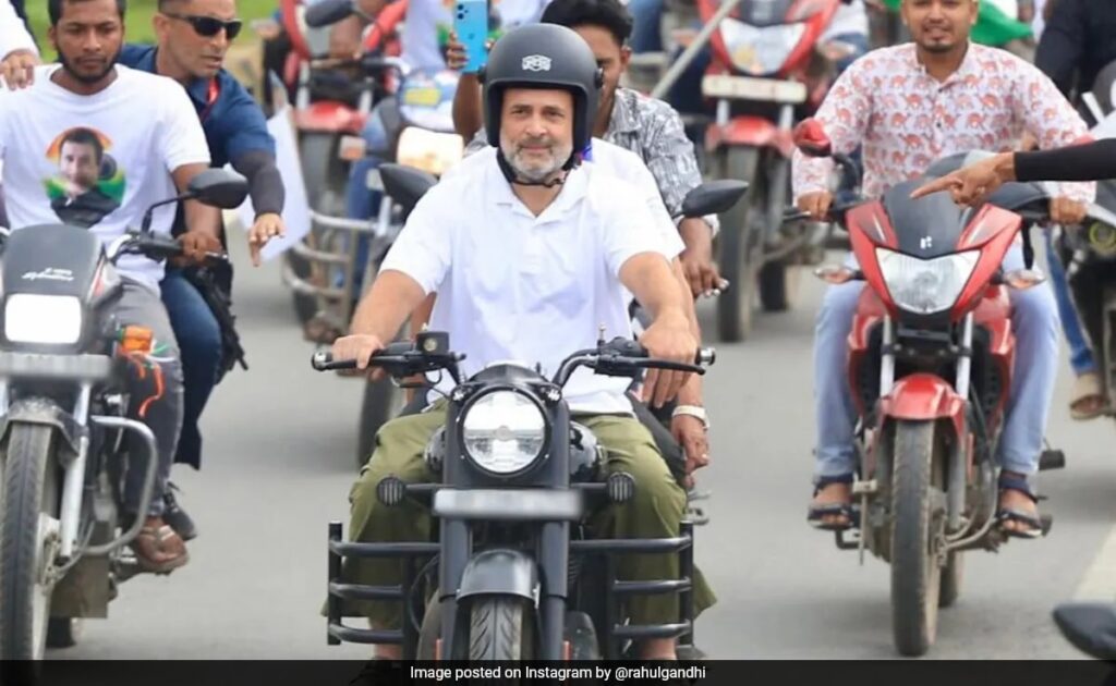 Why Are Cars Heavier Than Bikes? Rahul Gandhi Explains, BJP Takes Jibe