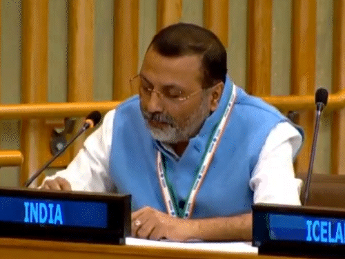 UN महासभा में बोले BJP सांसद- पाकिस्तान उपदेश न दे:पहले आईने में चेहरा देखे, महिलाओं-बच्चों को निशाना बनाना बंद करे