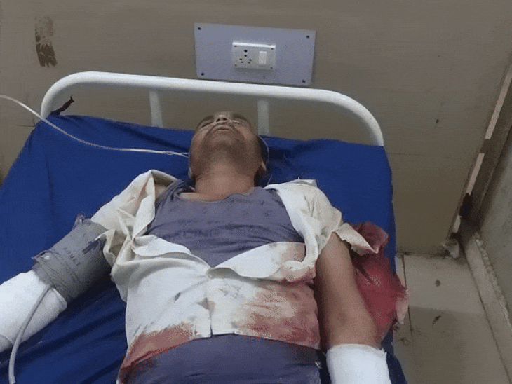 बेटी बोली- पापा को थार से कुचला, हमारे कपड़े फाड़े:गुना में जमीन विवाद में किसान की हत्या, परिवार को पीटा; 15 लोगों ने किया हमला