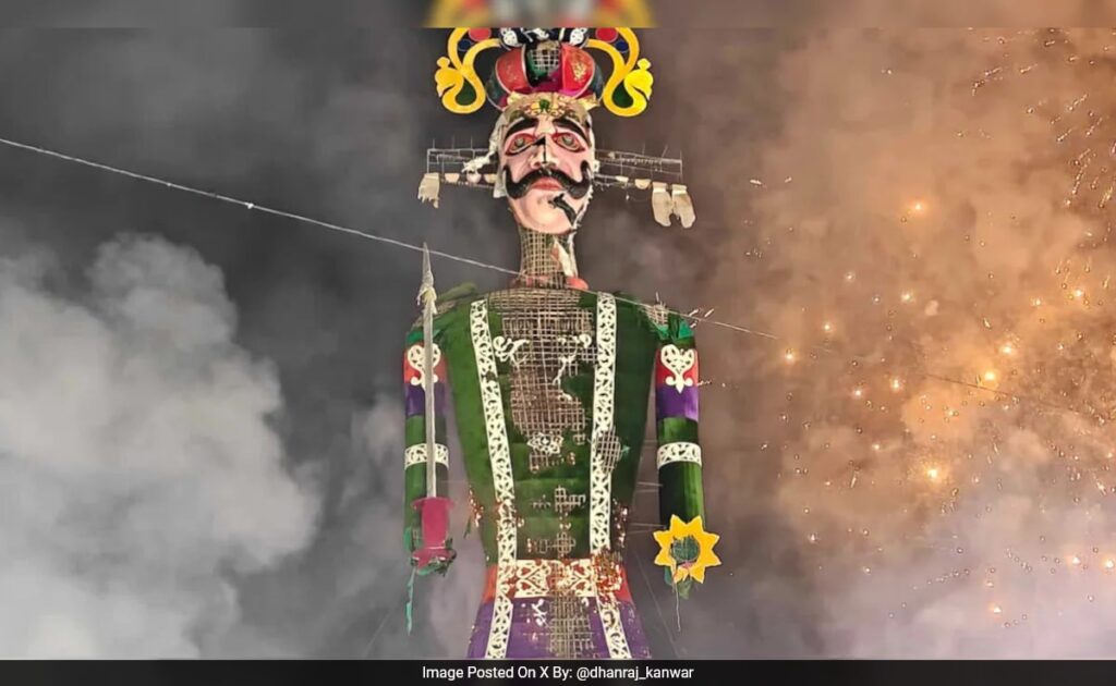 Ravana Effigy's Face Refuses To Burn During Dussehra Celebrations In Kota