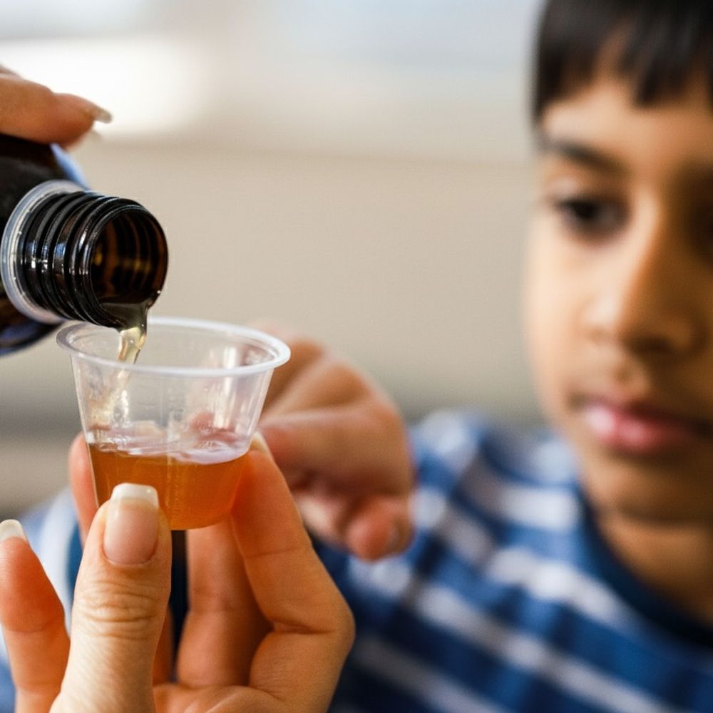 2 साल से छोटे बच्चों को कफ सिरप न दें:केंद्र की एडवाइजरी; MP-राजस्थान में कफ सिरप के सैंपल में जहरीला रसायन नहीं मिला