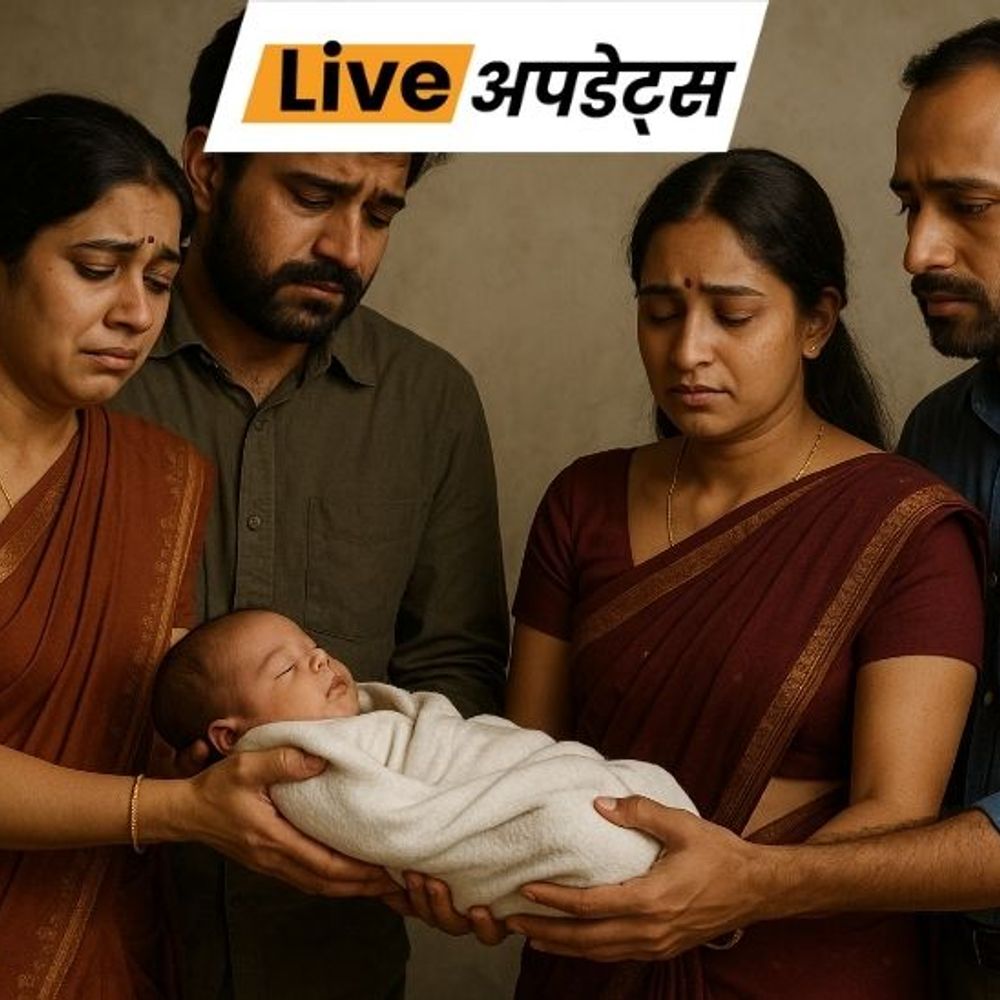 भास्कर अपडेट्स:महाराष्ट्र में माता पिता ने 17 दिन के नवजात को 1 लाख रुपए में बेचा, चार पर केस दर्ज