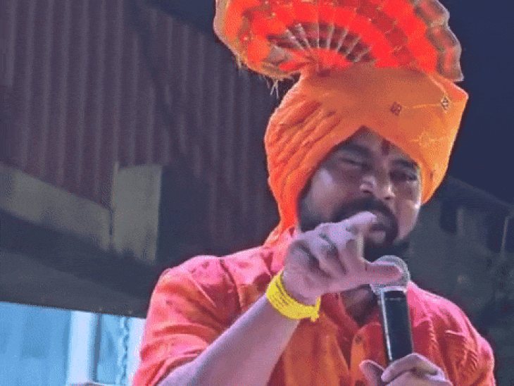 इंदौर में MP को जिहादी मुक्त बनाने की शपथ:​​​​​​​तेलंगाना विधायक बोले- बाजारों में बैनर लगे; कहा- लव जिहादी को ठाेकने का नशा करो