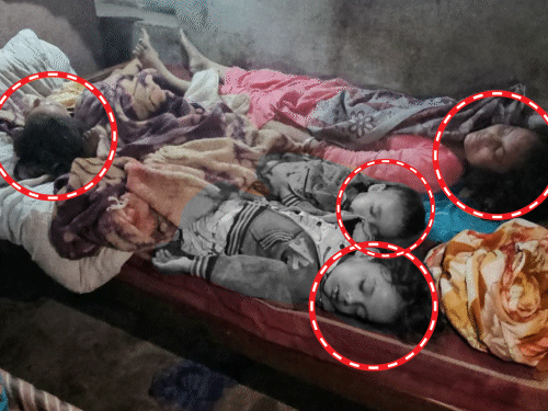 पत्नी और 3 बच्चों की हत्या कर जान दी:श्रावस्ती में दरवाजा बंद कर सोते वक्त सबका गला घोंटा, खुद फंदे पर लटका