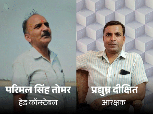 एमपी में पुलिस वैन-कंटेनर की भिड़ंत, 4 जवानों की मौत:गाड़ी काटकर शव निकाले, नक्सल ऑपरेशन के लिए गए थे; पुलिस का डॉग सुरक्षित