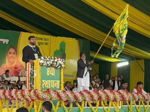 जींद में JJP की रैली:दुष्यंत बोले- अगर BJP से गठबंधन न करते तो सातों MLA भाग जाते, न्योते के बावजूद नहीं आए रणजीत चौटाला