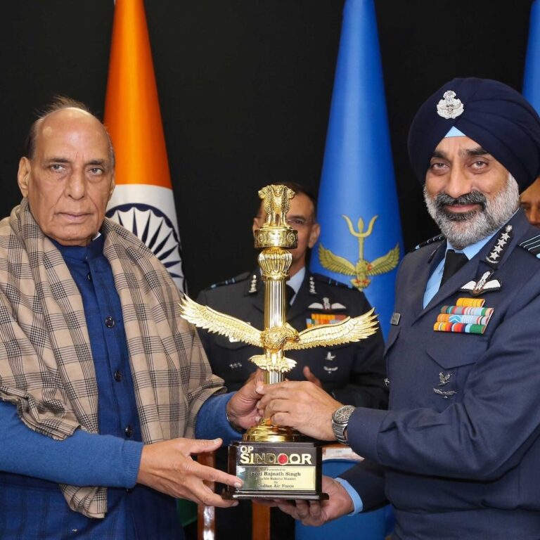 राजनाथ बोले- सुदर्शन चक्र से मजूबत होगी देश की सुरक्षा:ऑपरेशन सिंदूर को ध्यान में रखकर आगे की चुनौतियों के लिए तैयार रहे सेना