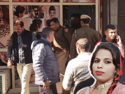 रोहतक में ब्यूटी पार्लर संचालिका मर्डर में चश्मदीद के बयान:भाई ने गला घोंटा, मरी समझ जमीन पर पटका, सिसकी निकली तो चाकू से गर्दन रेती