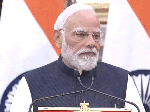 मोदी बोले- भारत-रूस की दोस्ती ध्रुव तारे की तरह अटल:हमारे संबंध हर कसौटी पर खरे उतरे, पुतिन बोले- बिना रुकावट के तेल सप्लाई करेंगे